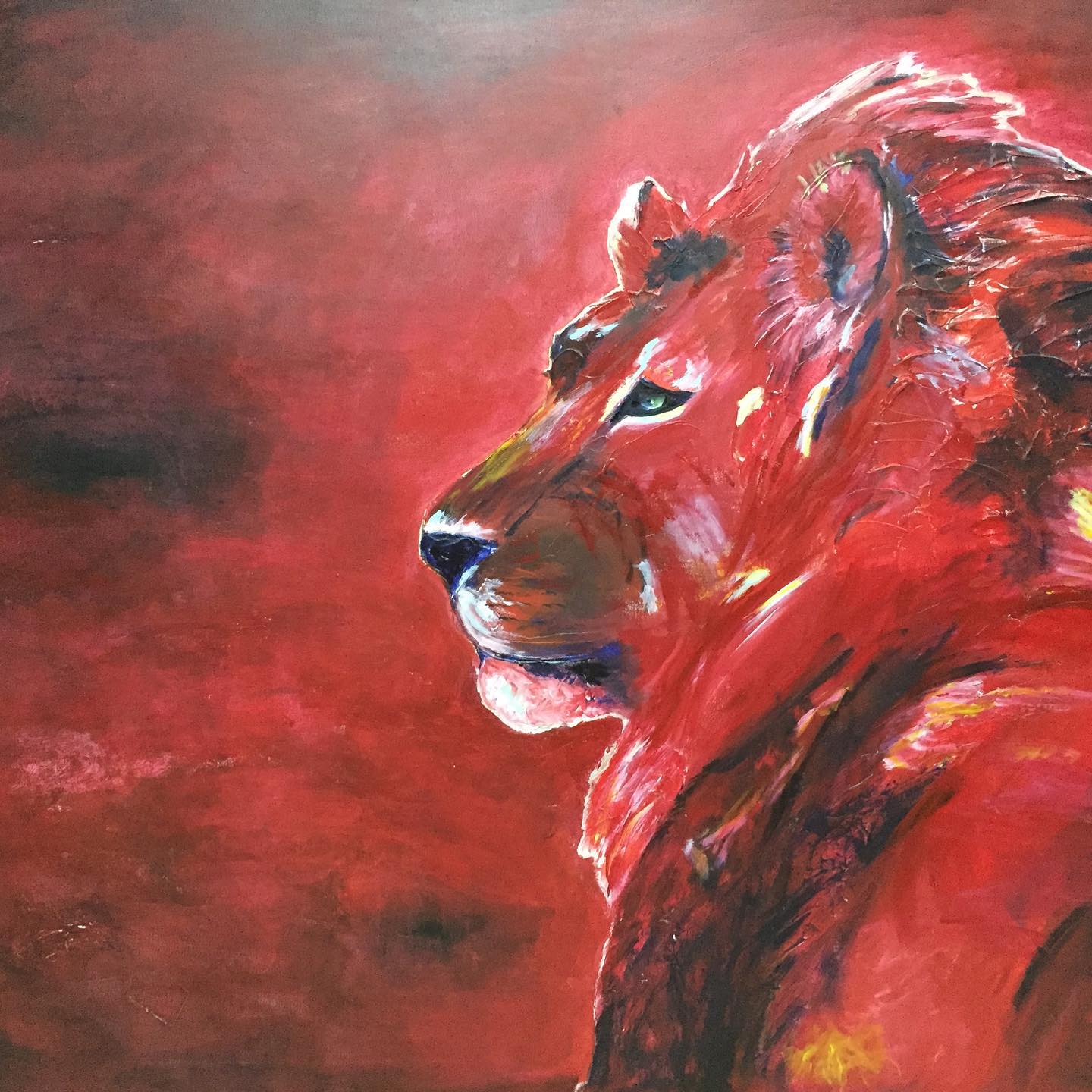 Der rote Löwe by Ilka Schulz