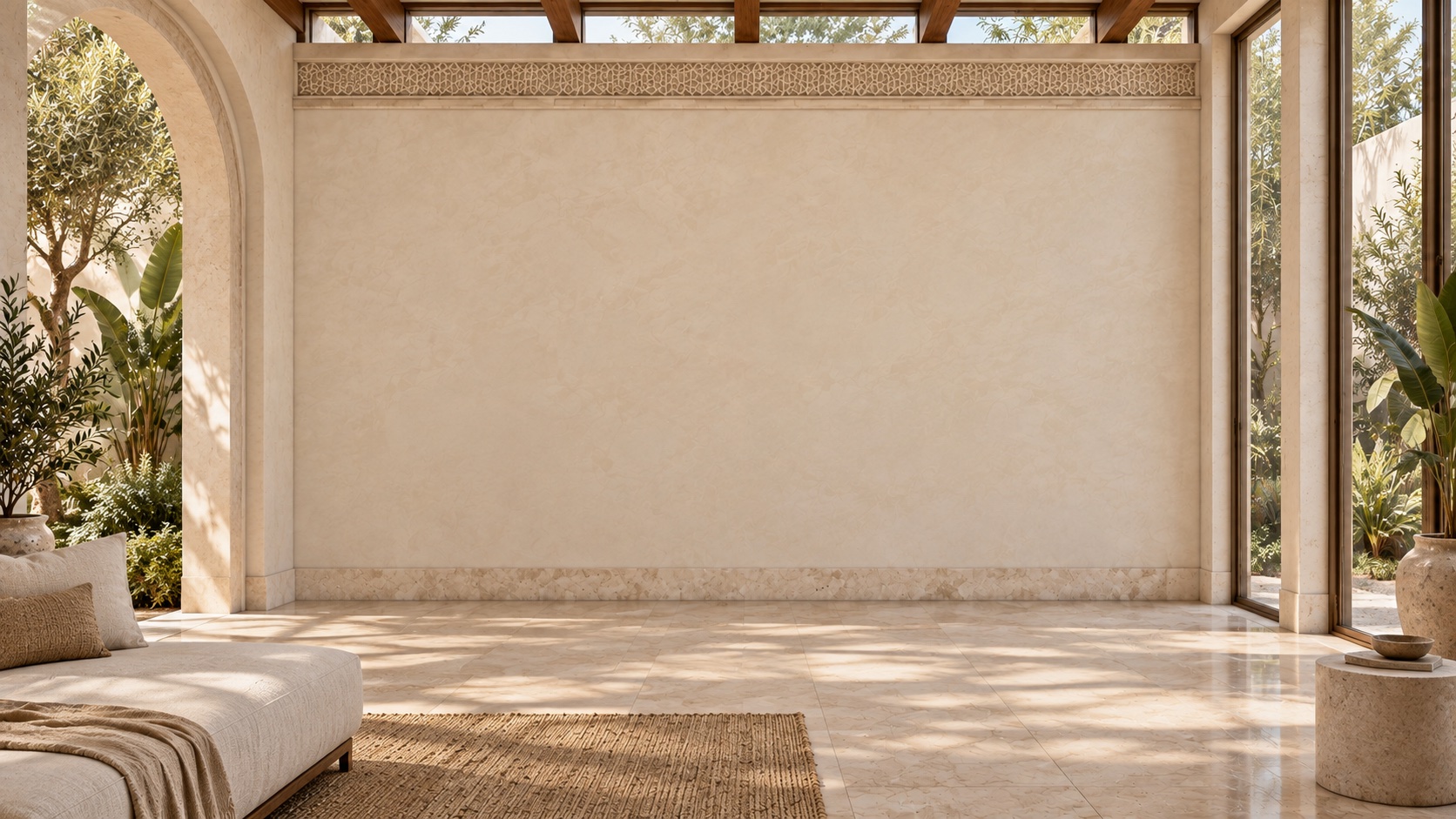 Conservatory, a virtual gallery interior for paintings by Ilka Schulz